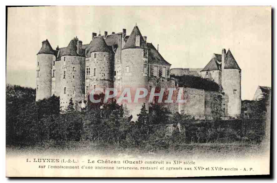 CPA Luynes Le Chateau Ouest construit au XII siecle 
