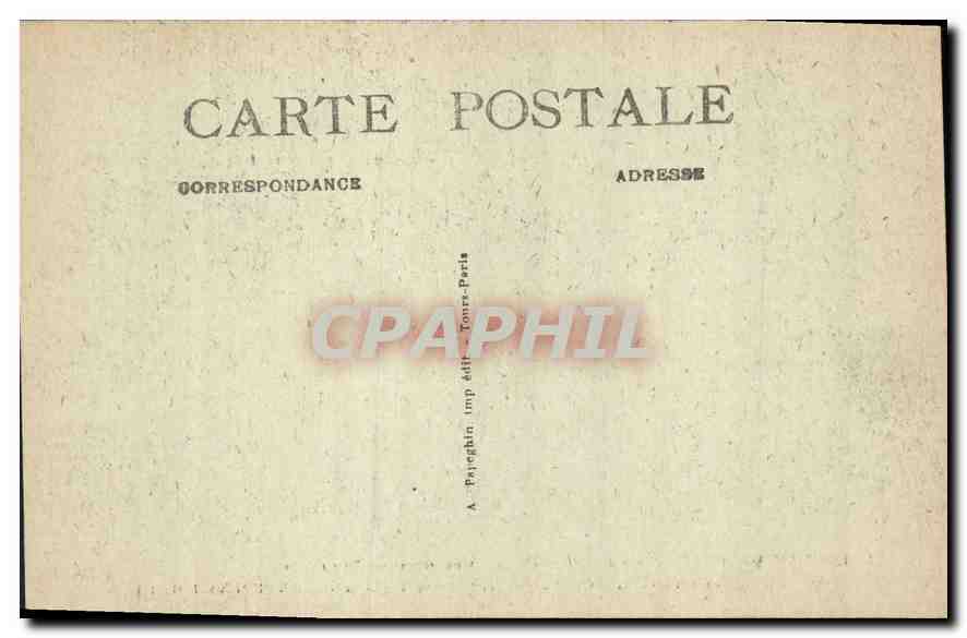 CPA Luynes Le Chateau Ouest construit au XII siecle  — Rückseite