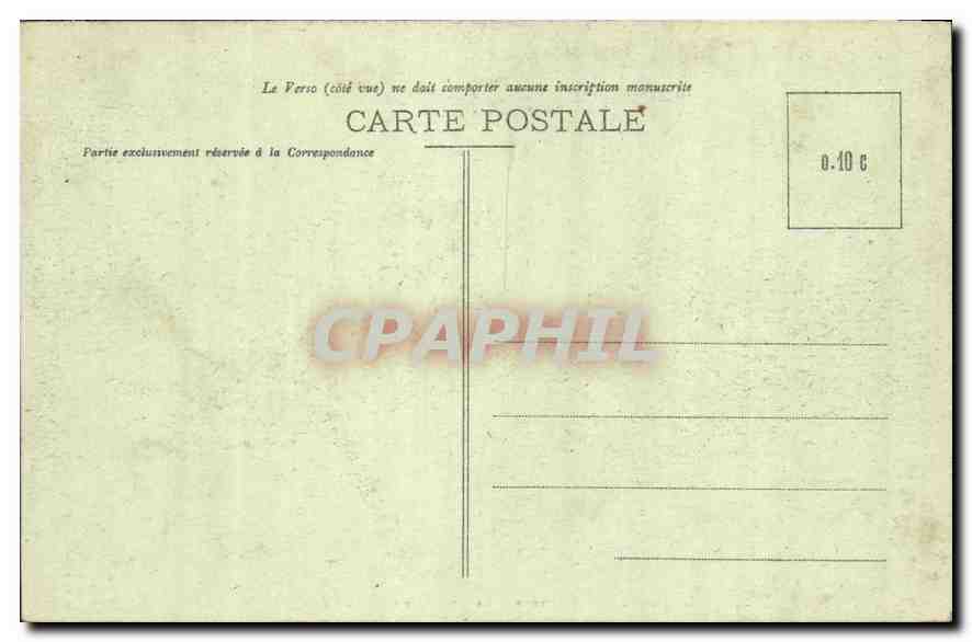 CPA Environs de Saint Etienne La Grotte de Cotatay  — Rückseite