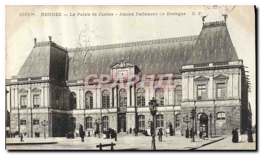 CPA Rennes Le Palais de Justice Ancien Parlement de Bretagne 