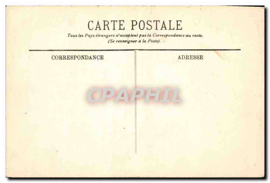CPA Vichy La Facade du Casino Vue sur le Parc  — Rückseite