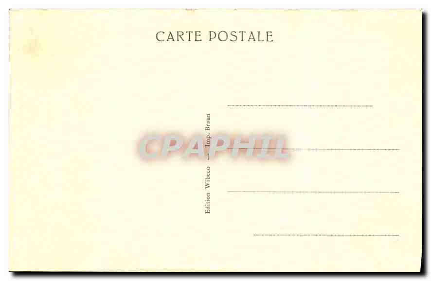 CPA Colmar Maison Pfistere  — Rückseite