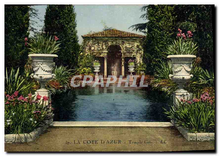 CPA La Cote d'Azur Temple Grec 