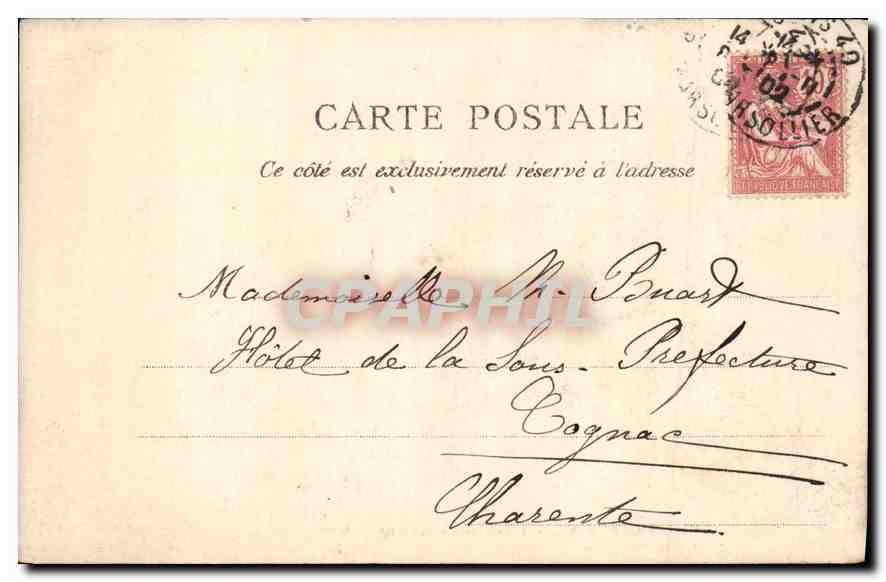 CPA Paris Notre Dame Le Presbytere  — Verso