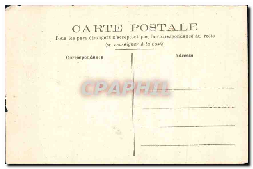CPA Saint Avertin Chateau de Cange Cour interieure Cote Est  — Rückseite