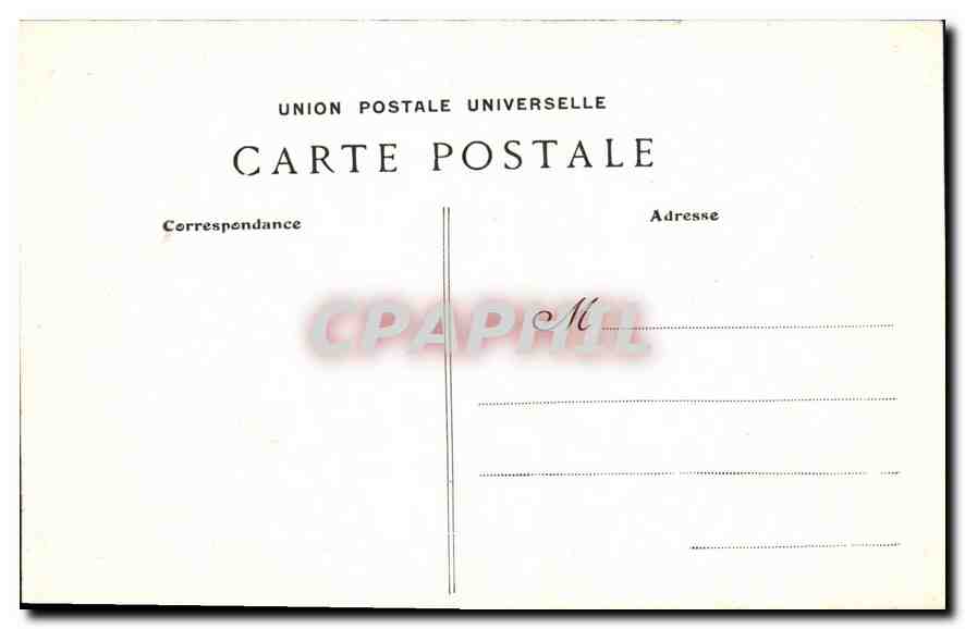 CPA Saint Avertin Chateau de Cange Cour interieure  — Rückseite