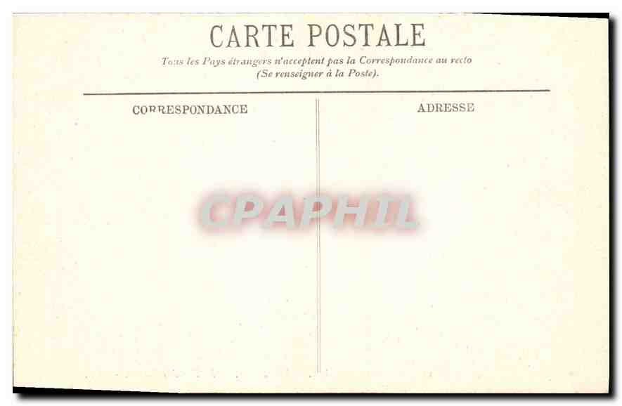 CPA Chenonceaux Le Chateau La Facade Orientale  — Rückseite