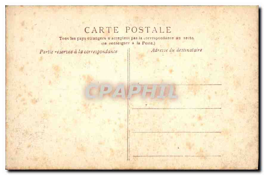 CPA Blois Le Chateau  — Verso