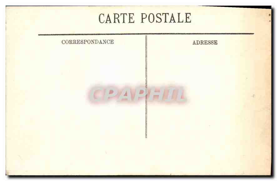 CPA Blois Le Chateau  — Back