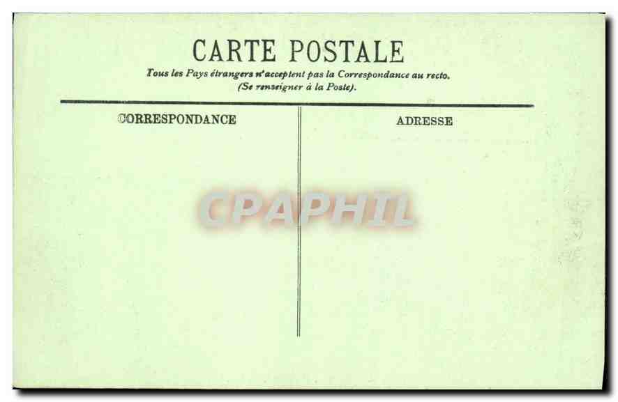 CPA Environs de Compiegne Chateau de Francport  — Rückseite