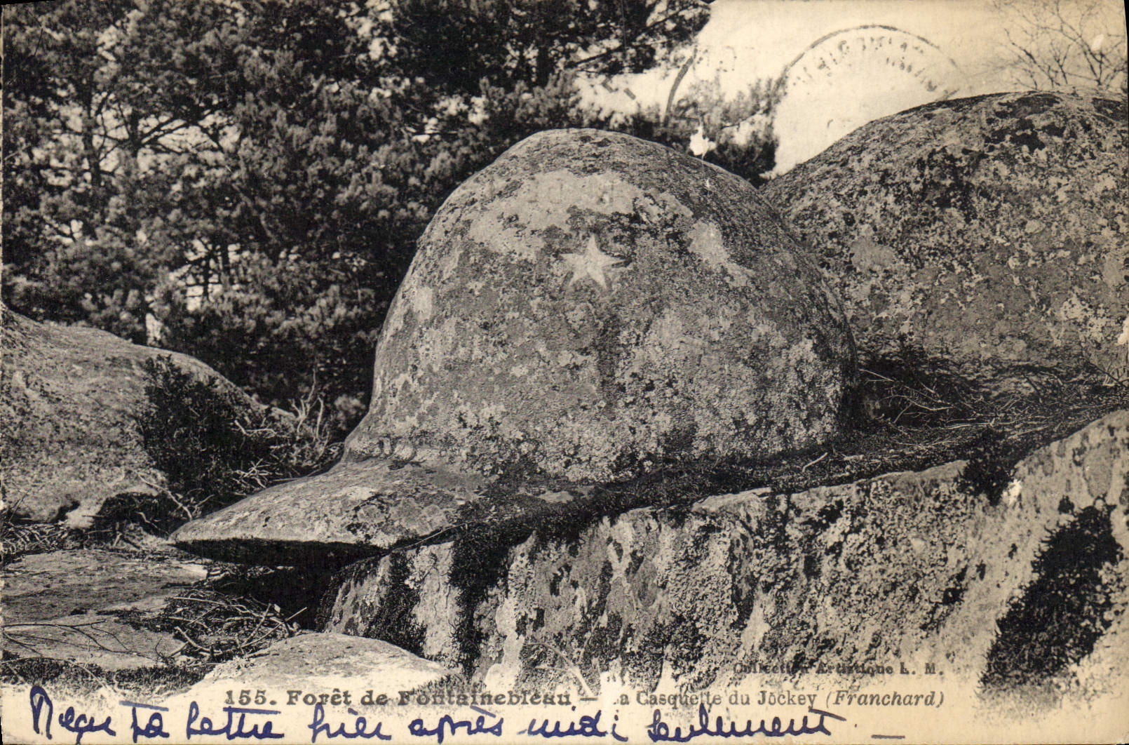 Casquette du Jockey — Forêt de Fontainebleau — Collection L. M. - Anverso
