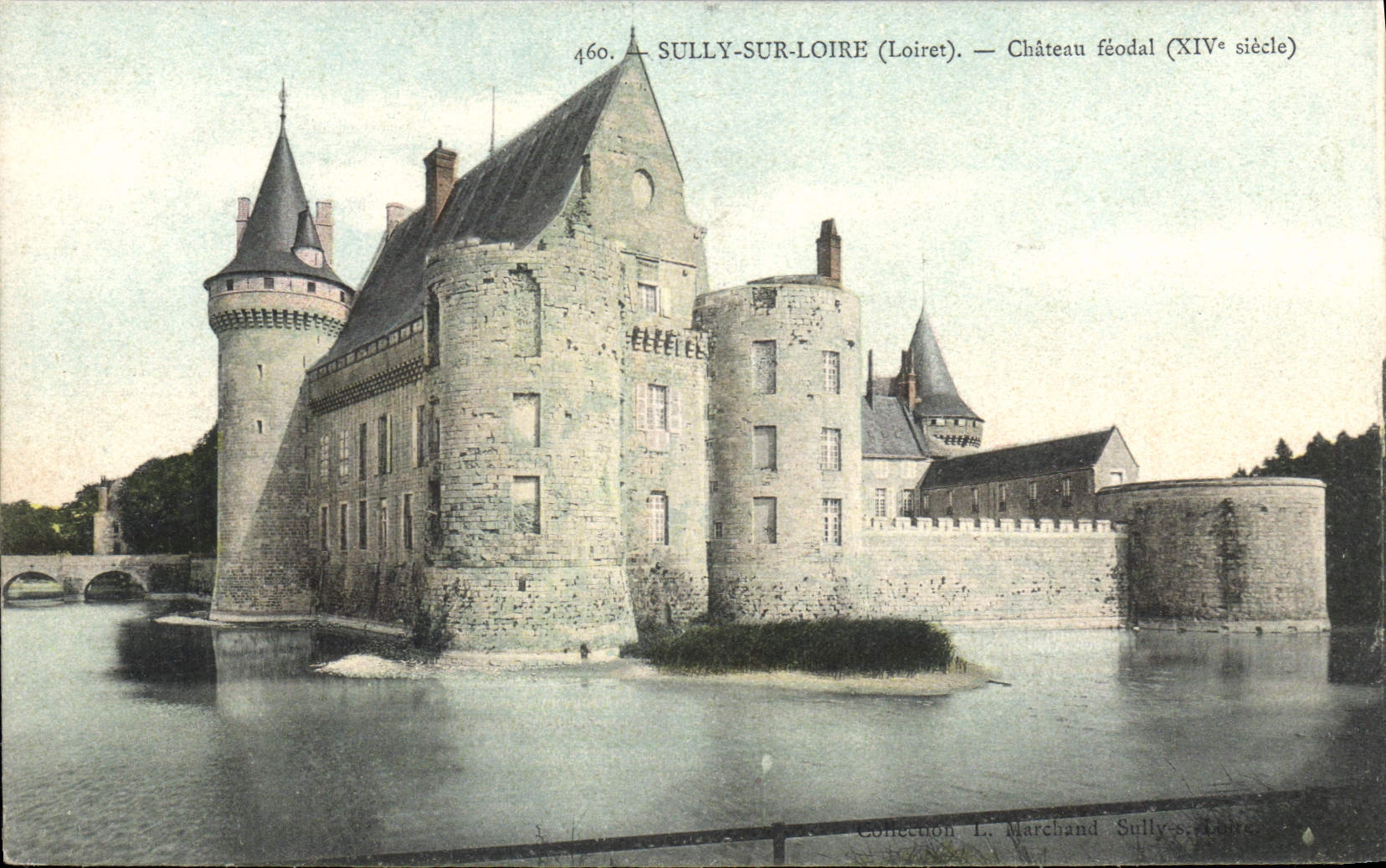 Sully-sur-Loire — Château féodal (XIVe siècle) — Collection L. Marchand Sully-sur-Loire