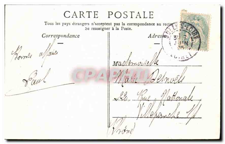 Sully-sur-Loire — Château féodal (XIVe siècle) — Collection L. Marchand Sully-sur-Loire — Rückseite