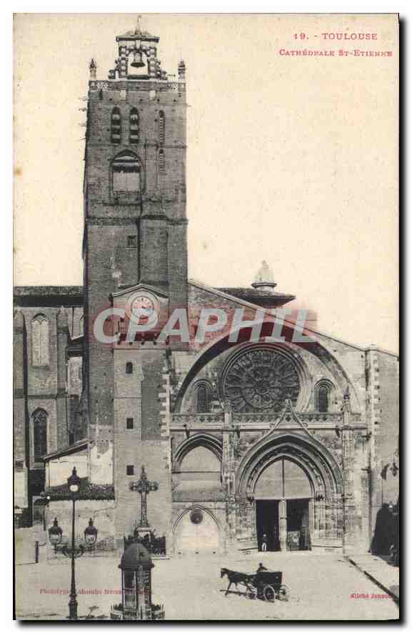 CPA Toulouse Cathedrale St Etienne 