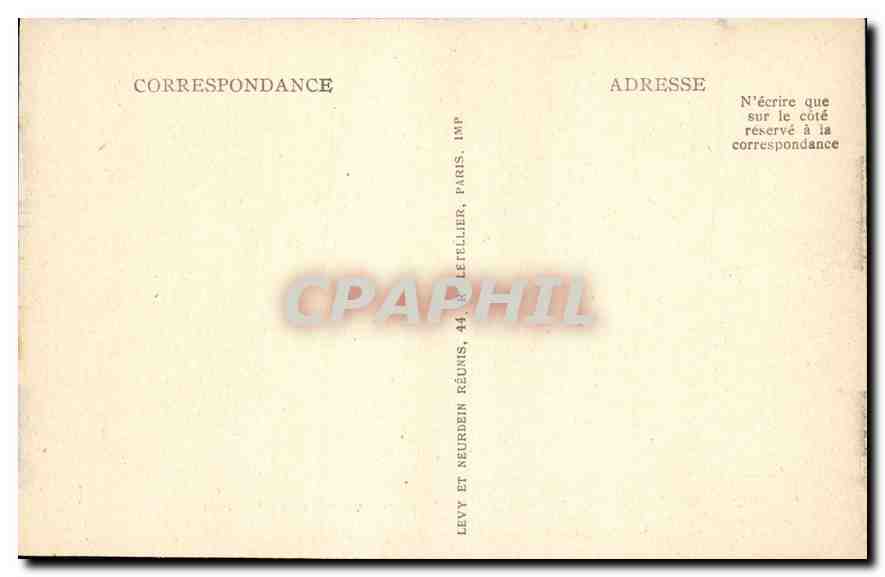 CPA Vendome L et C Ancien Hotel du Gouvernour  — Rückseite
