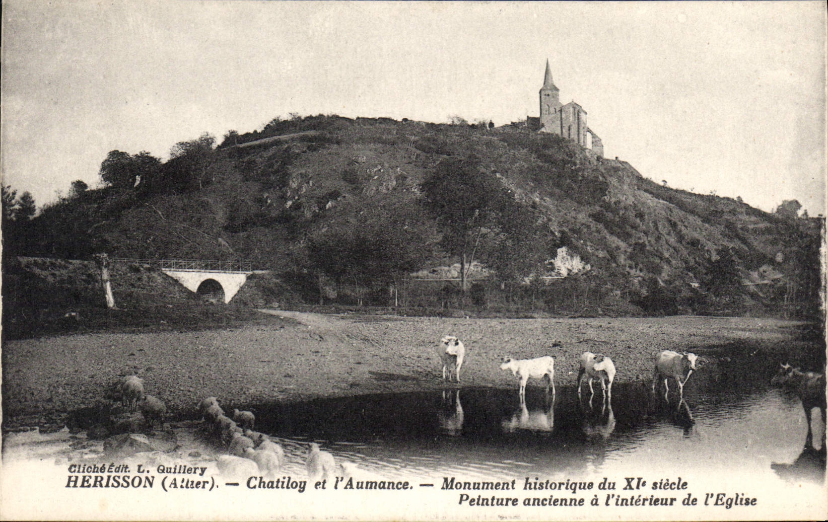 CPA Herisson Allier Chatiloy et l'Aumance Vaches