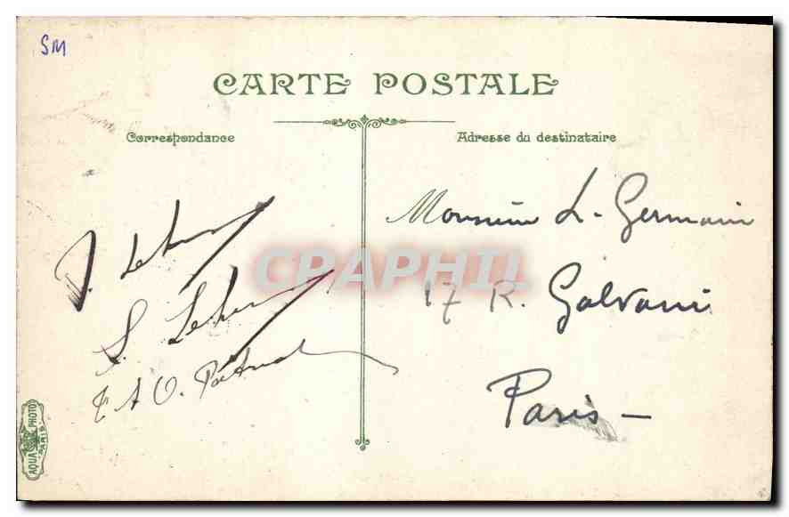CPA Dieppe Le Casino  — Rückseite