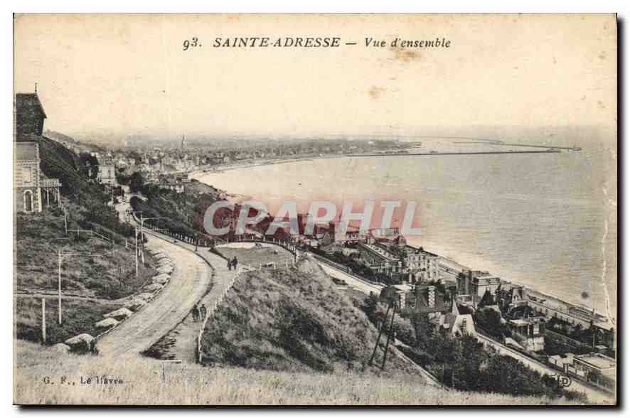 CPA Sainte Adresse Vue d'ensemble 