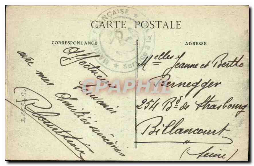 CPA Le Havre Bassin du Commerce  — Rückseite