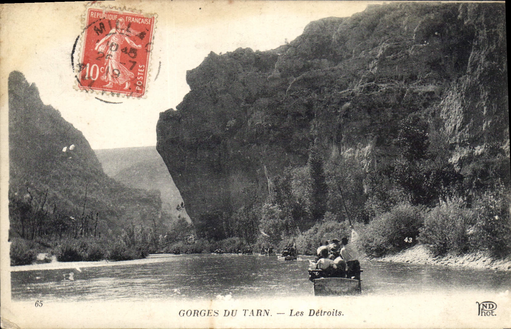 CPA Gorges du Tarn Les Detroits 