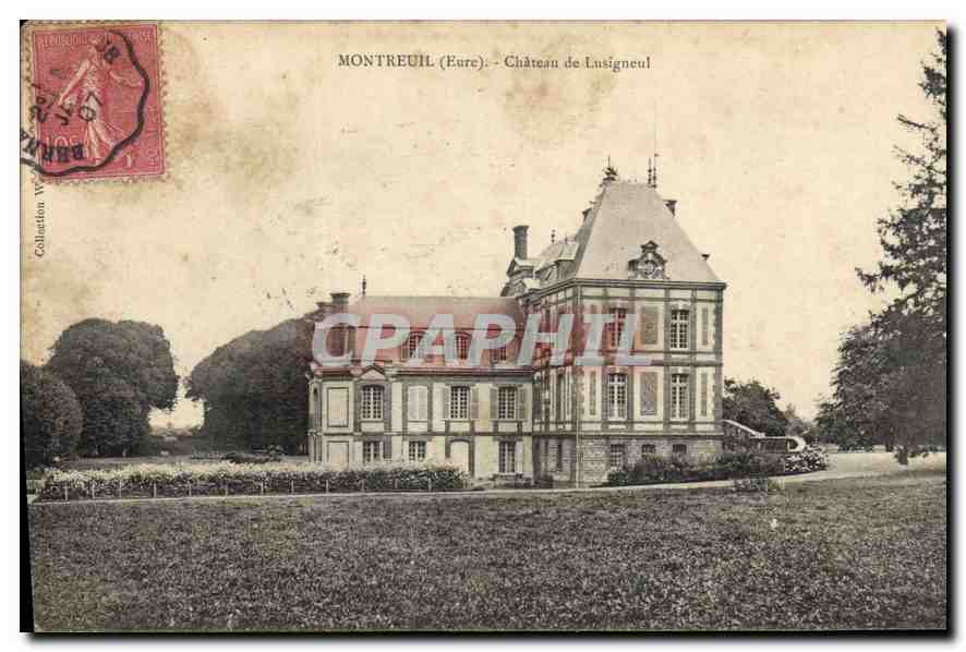 Montreuil (Eure) - Castillo de Lusigneul — editor W. Château