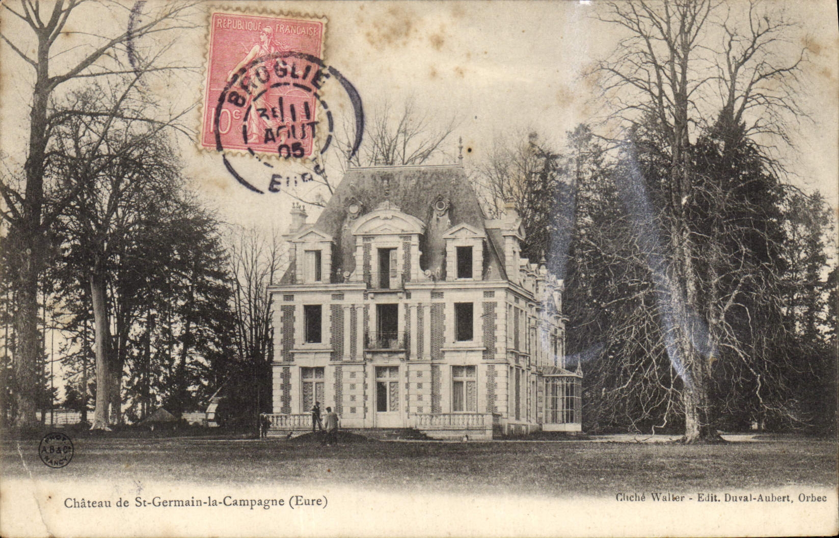 CPA Chateau de St Germain la Campagne Eure 