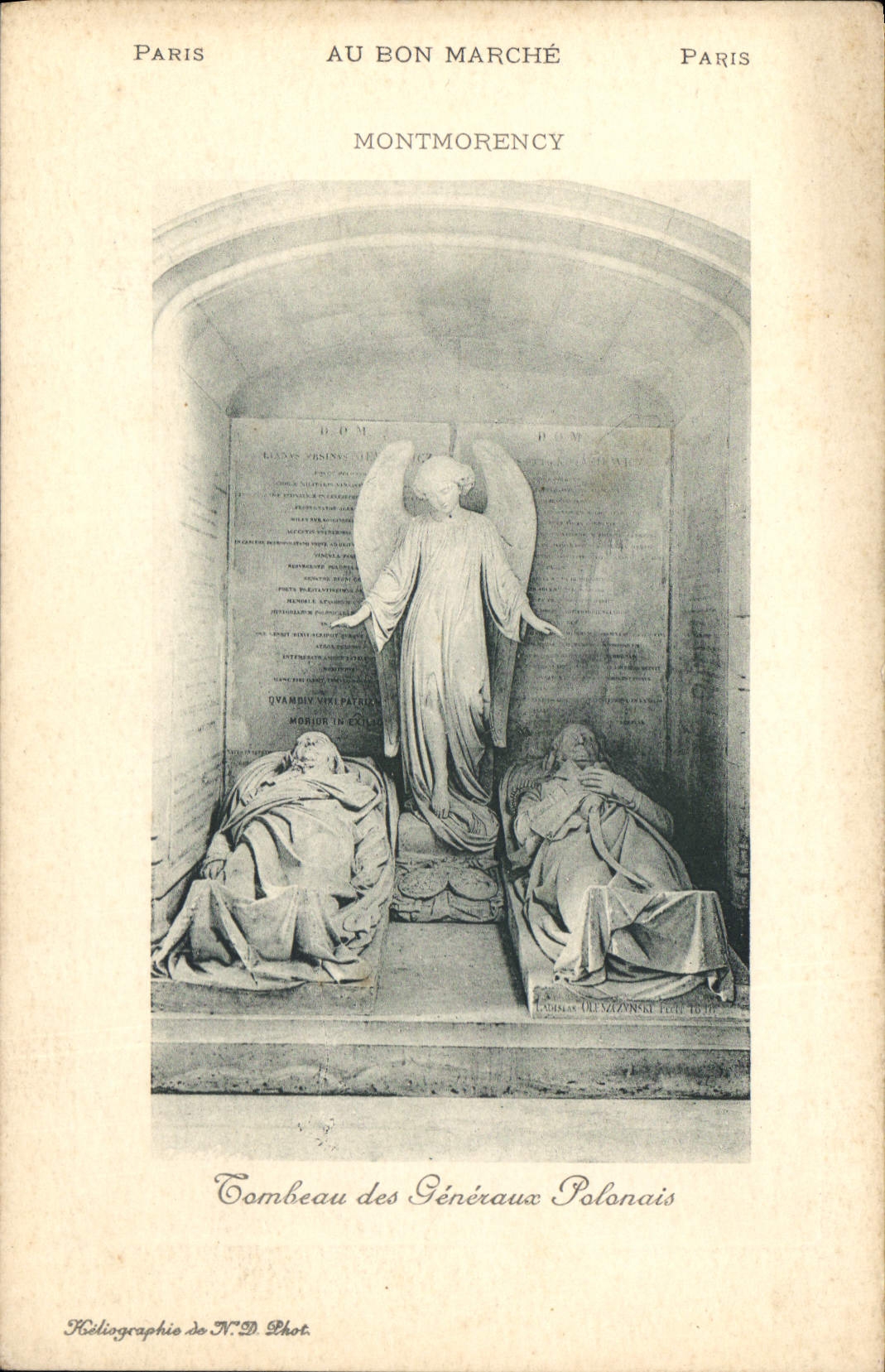 Tombeau des Généraux Polonais — Montmorency — Kéliographie de N.D. Phot.