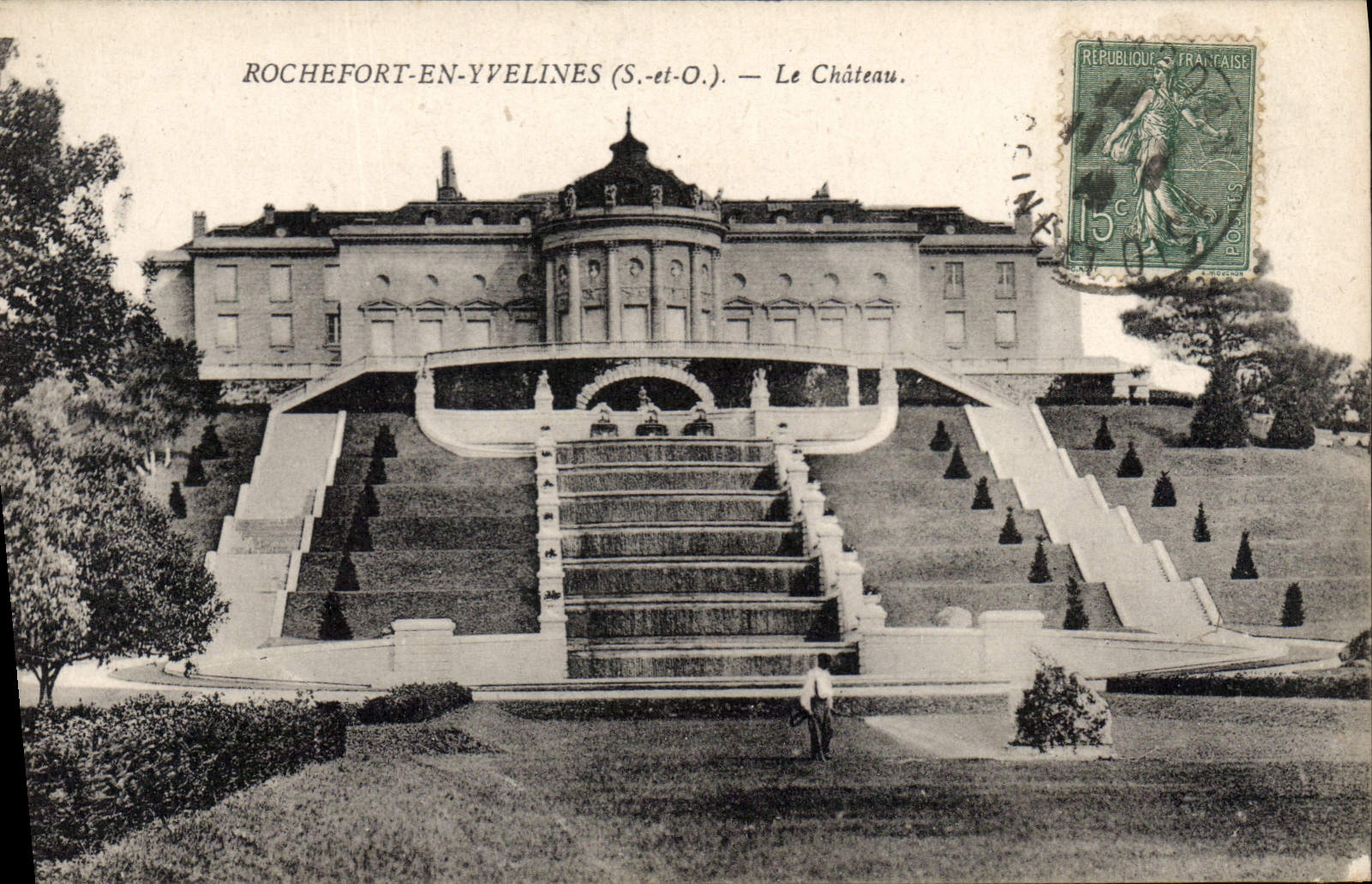 CPA Rochefort en Yvelines S et O Le Chateau 