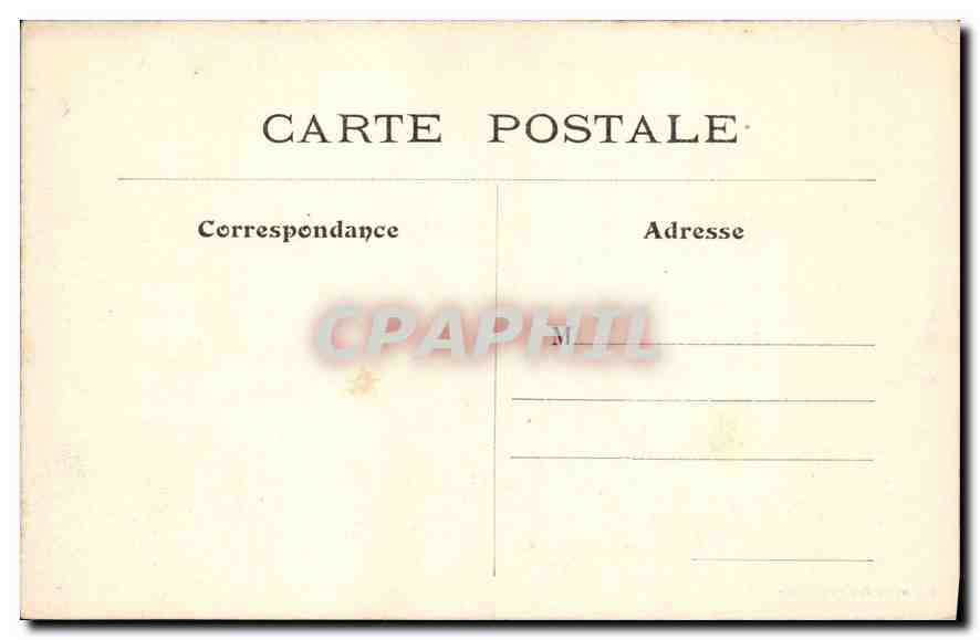 CPA Paris et ses Environs Saint Cloud Place d'Armes et Eglise  — Rückseite