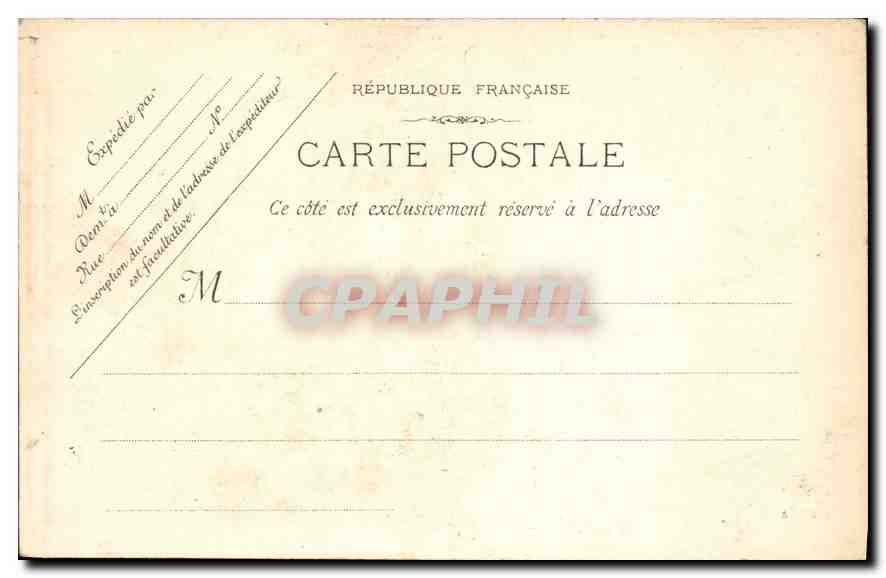 CPA Toulon La grosse Tour  — Verso