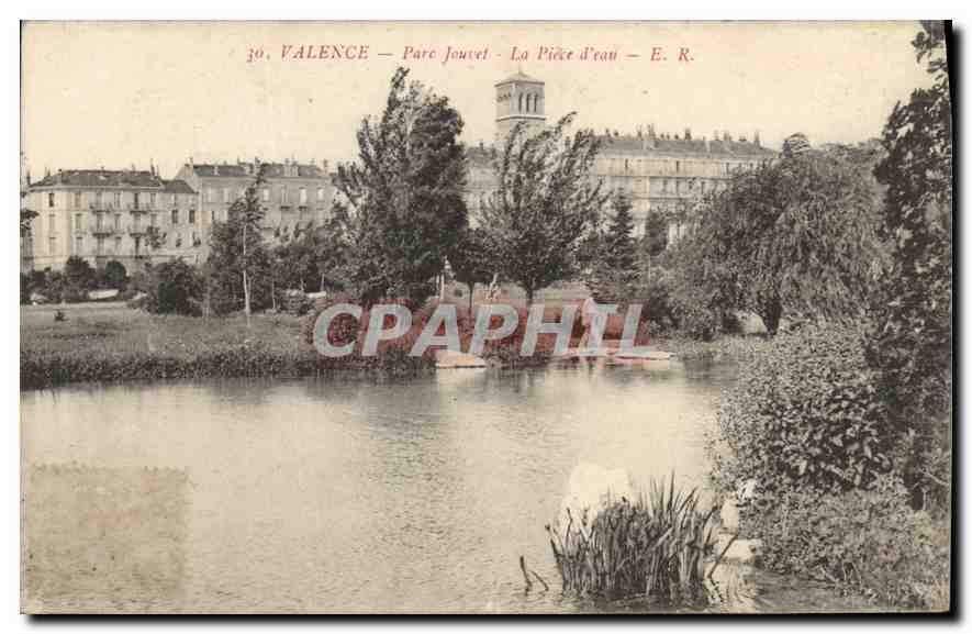 CPA Valence Parc Jouvet La Place d'eau 