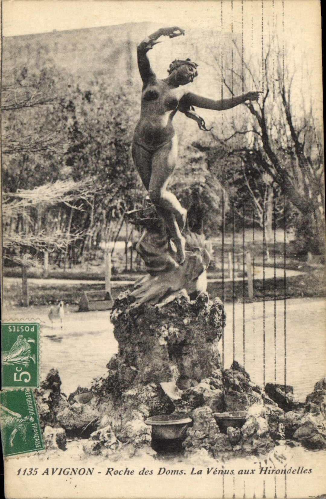 CPA Avignon Roche des Doms La Venus aux Hirondelles 
