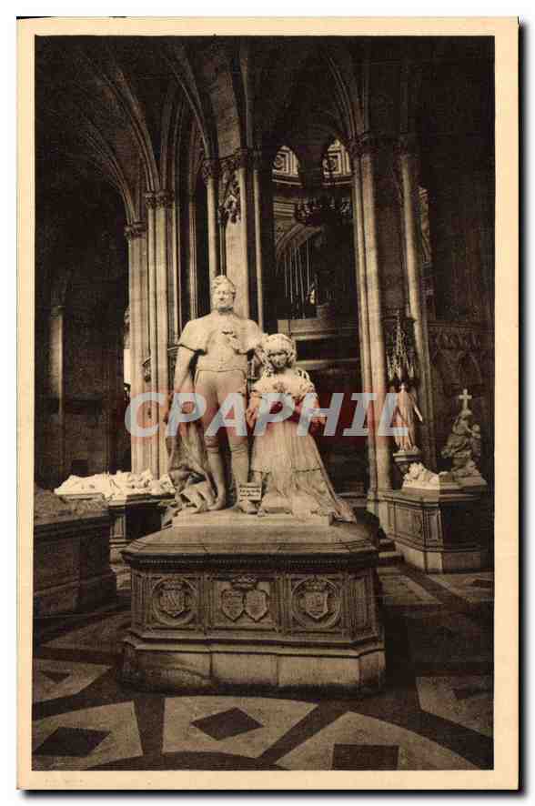 Tombeau de Louis-Philippe — Chapelle Saint-Louis — Édition des Magasins Réunis