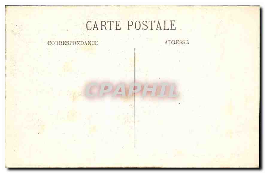 CPA Compiegne La Facade du Chateau  — Rückseite