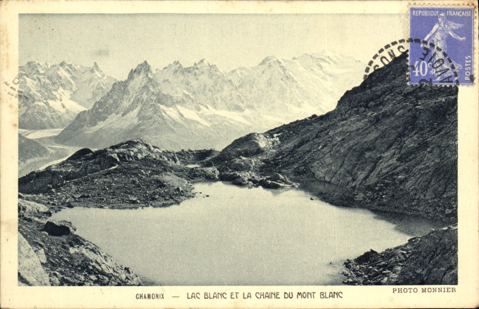 Chamonix — Lac Blanc und die Mont-Blanc-Kette — Photo Monnier