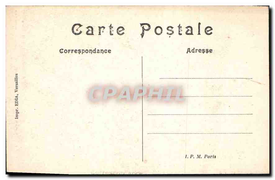 CPA Le Chateau de Boulogne Oise Les Tourelles  — Rückseite