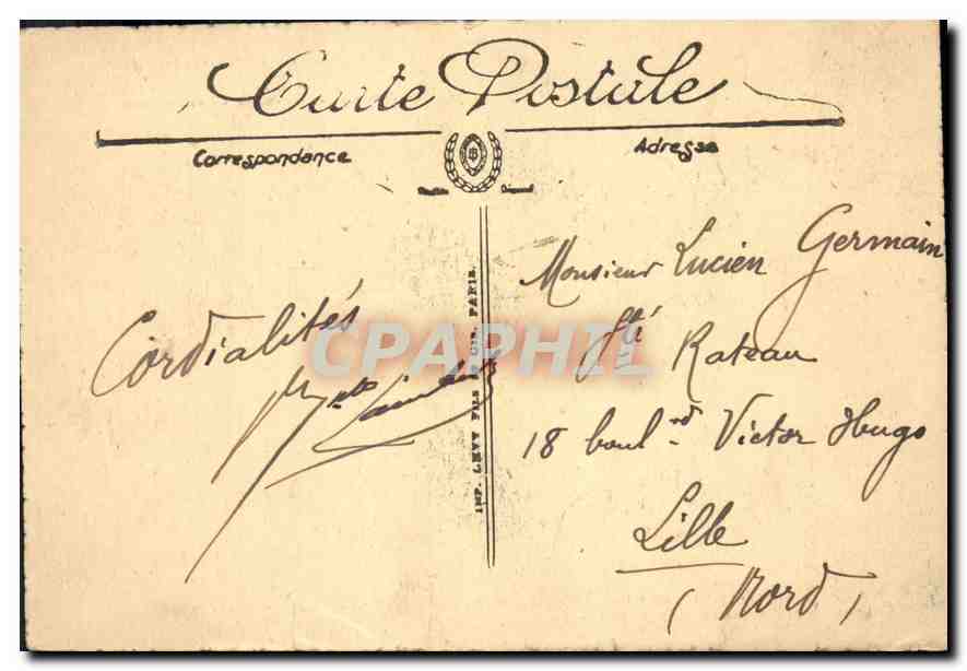 CPA Aix les Bains Lac du Bourget Abbaye d'Hautecombe  — Rückseite