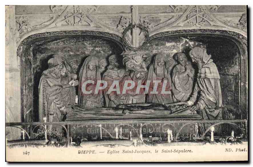 CPA Dieppe Eglise Saint Jacques le Saint Sepulcere 