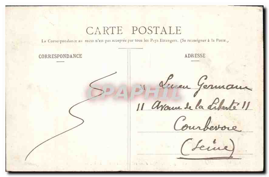 CPA Dijon vue d'ensemble Cote Est  — Rückseite
