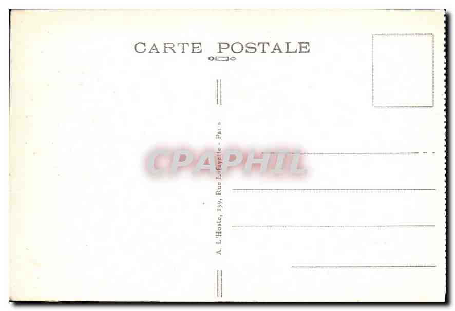CPA Photographie prise le 11 Novembre 1918 a 7h 30 au moment ou le Marechal Foch part pour paris rem — Rückseite