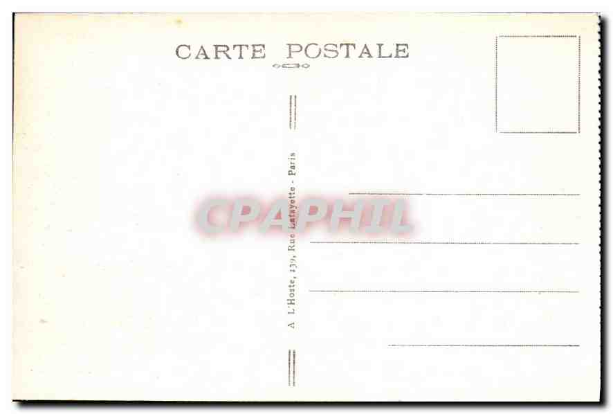 CPA Foret de Compiegne Monument de l'Armistice Marcel Mages architecte  — Verso