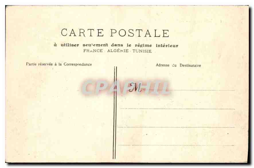 CPA Marseille la Rue de la Republique  — Rückseite
