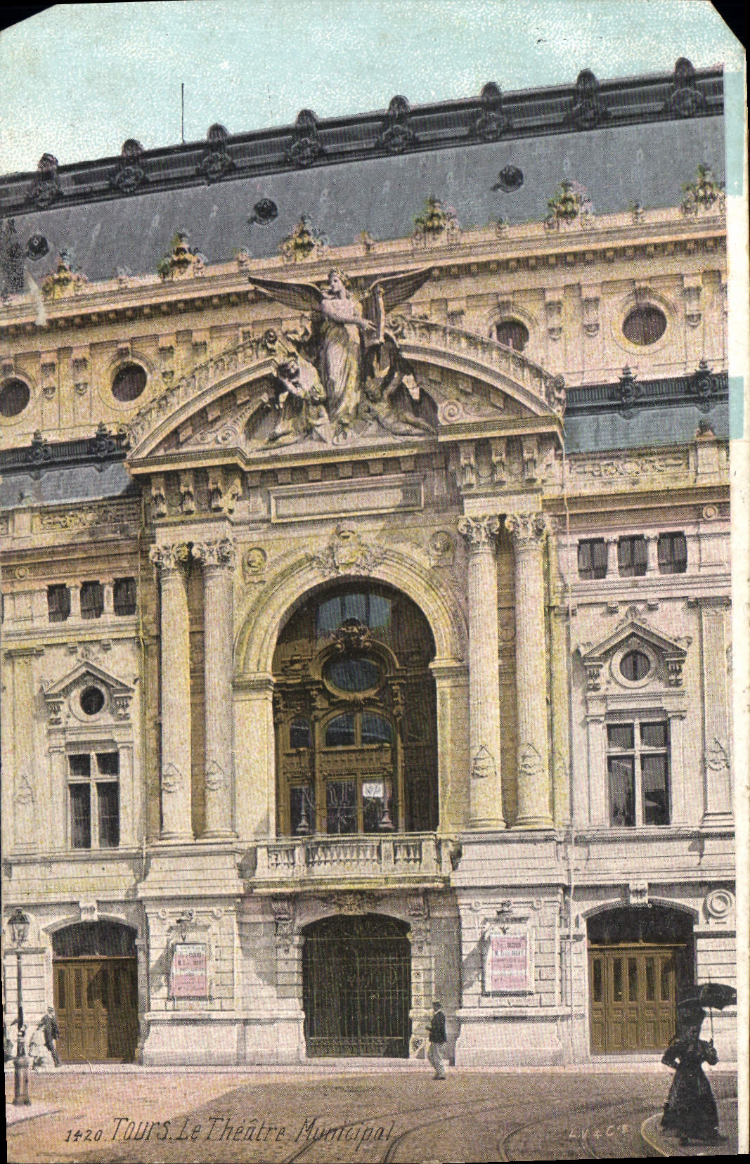 CPA Tours le Theatre 