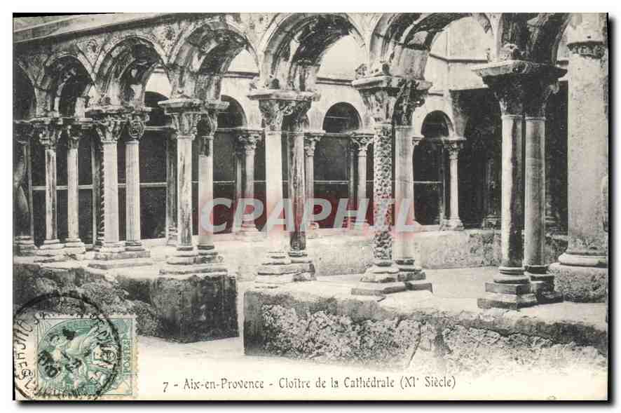 Aix-en-Provence — Cloître de la Cathédrale (XIe Siècle) — CPAPHIL
