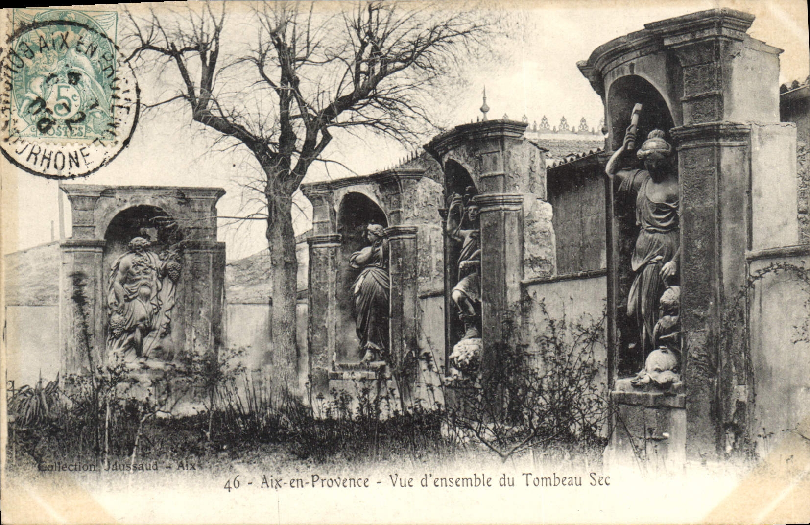 Aix-en-Provence — Übersicht des Tombeau Sec — Sammlung Jaussaud