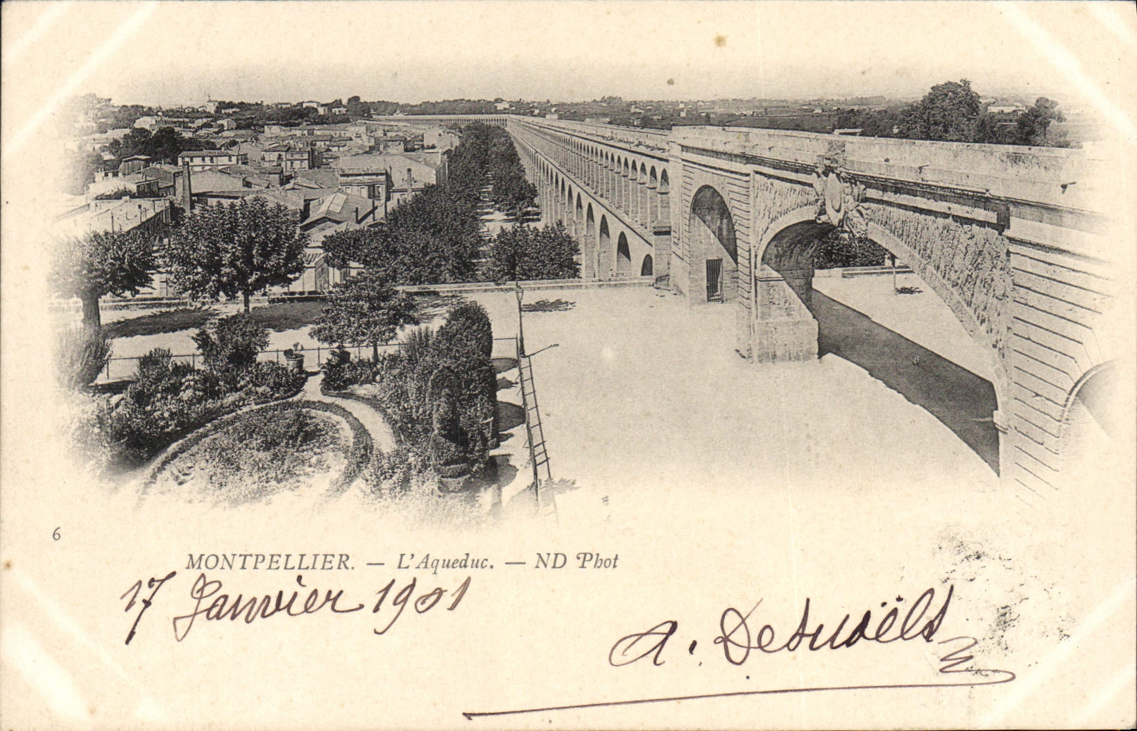 Montpellier — L'Aqueduc — ND Phot. A. Debuisiels - Anverso