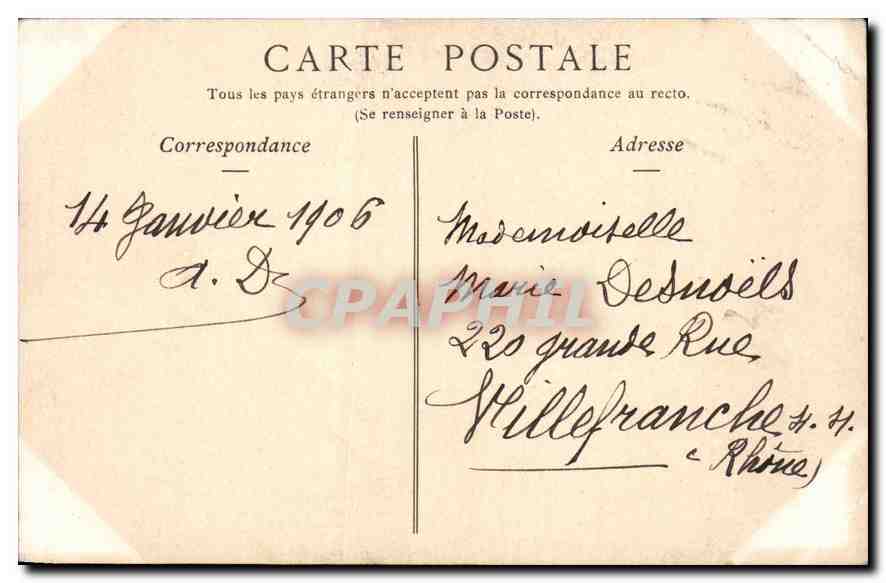 CPA Avignon La Cathedrale le Siege des Papes XI siecle  — Back