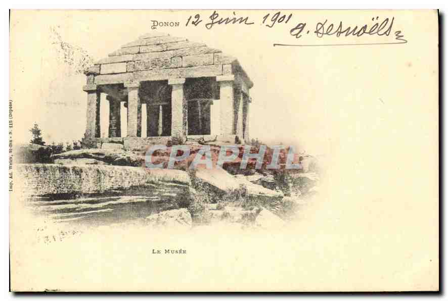 Le Musée — Donon — Imp. Ad. Watez, St-Dizier, n° 115 - Anverso
