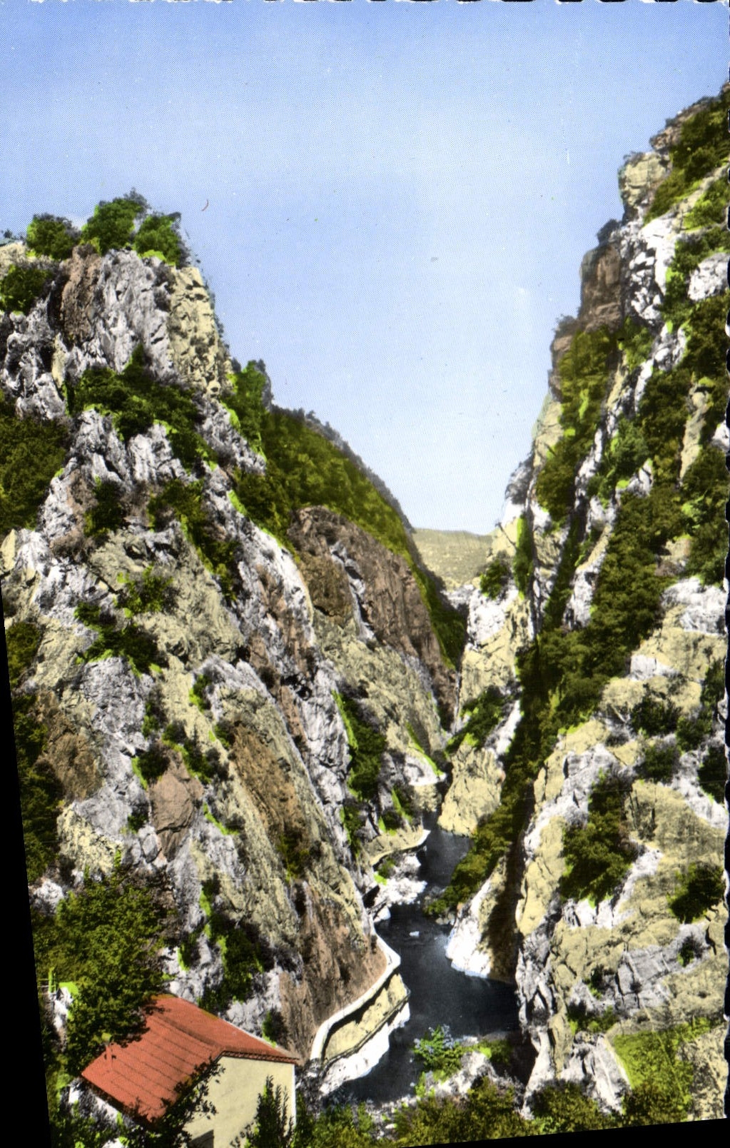 CPA Amelie les Bains P O Perle des Pyrenees Gorges du Mondony 
