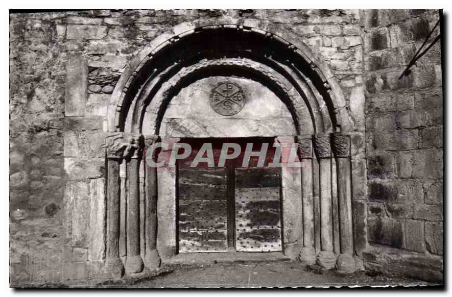 Arreau (Hautes-Pyrénées) — Portail roman du XIe siècle de la chapelle Saint-Exupère, classée monument historique — Éditions des Frères Lumières, n° 157